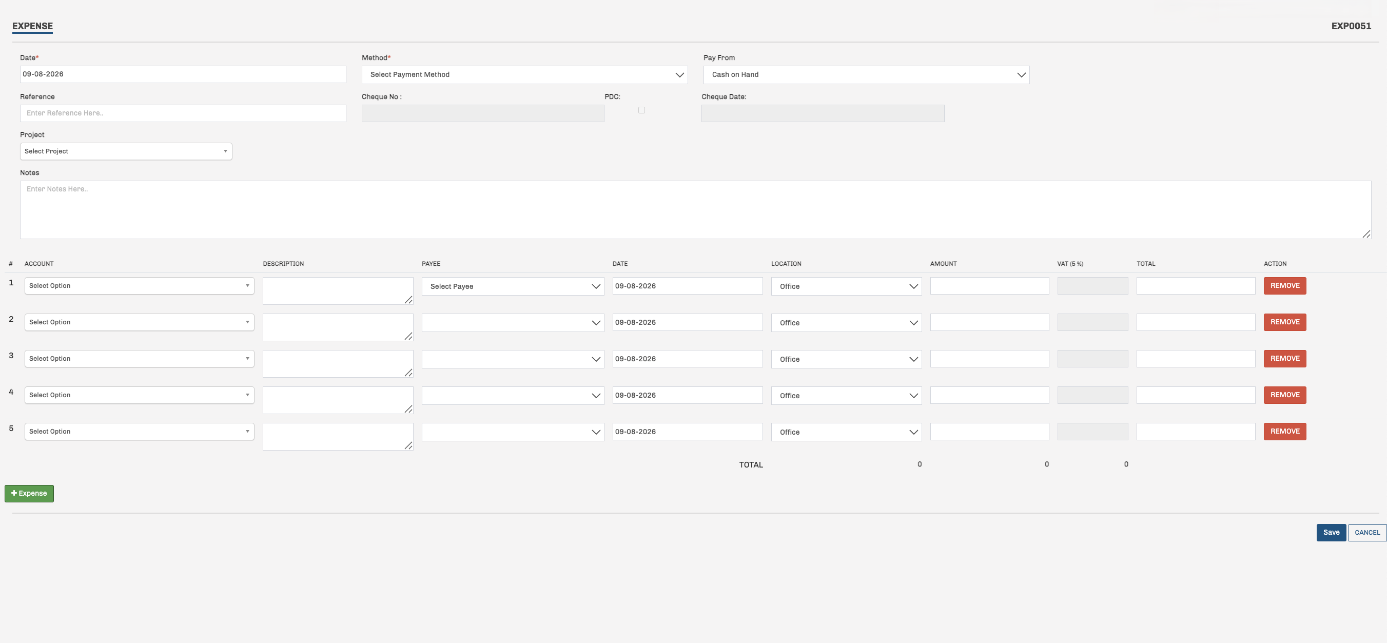 HYRO Accounting Expense Management