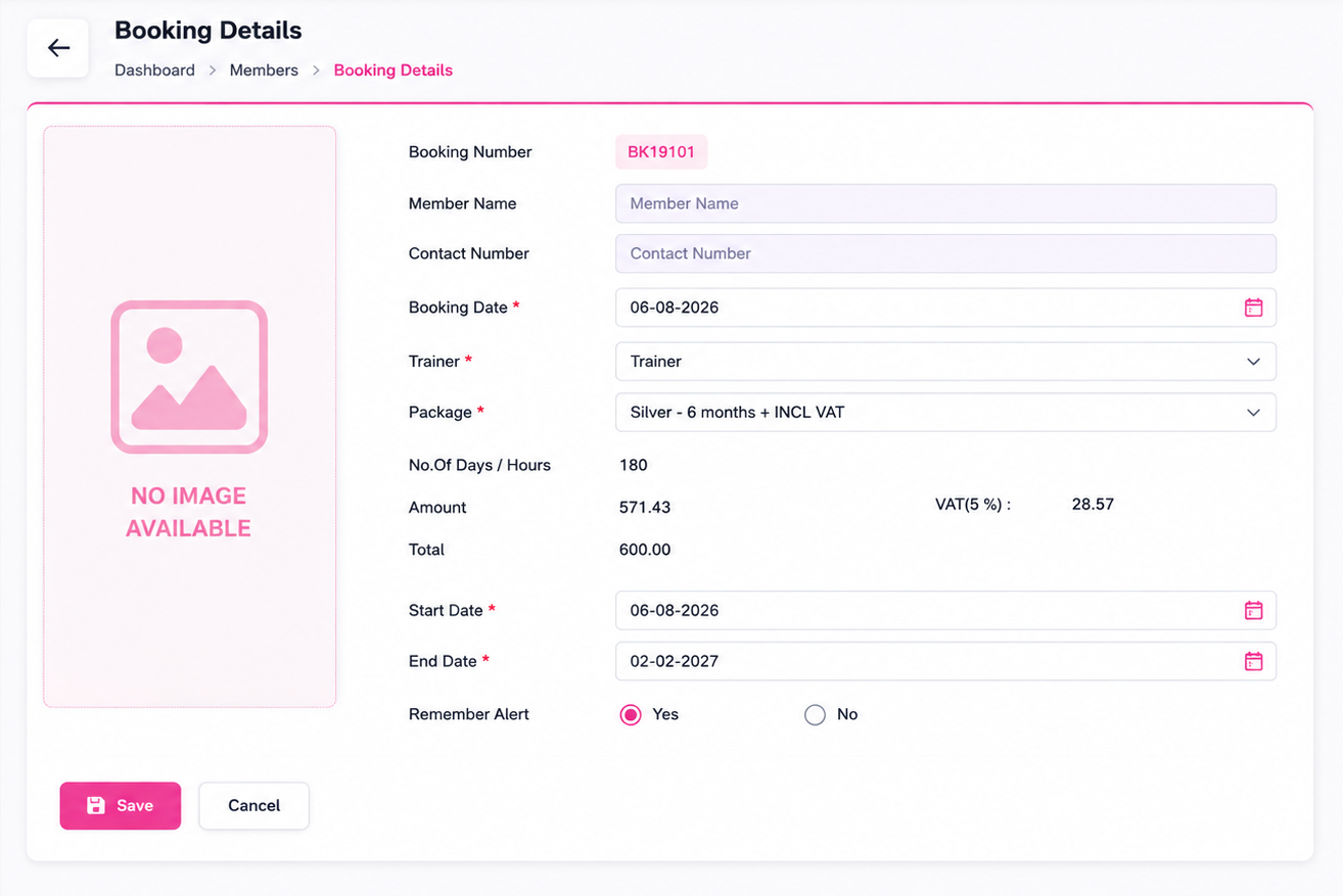 HYRO Gym Membership Renewal Management