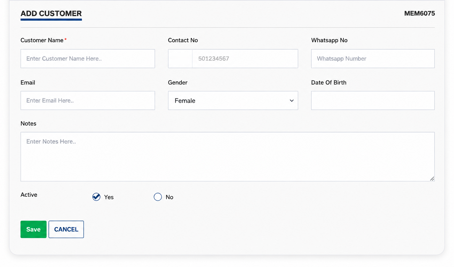 HYRO Spa Customer Management