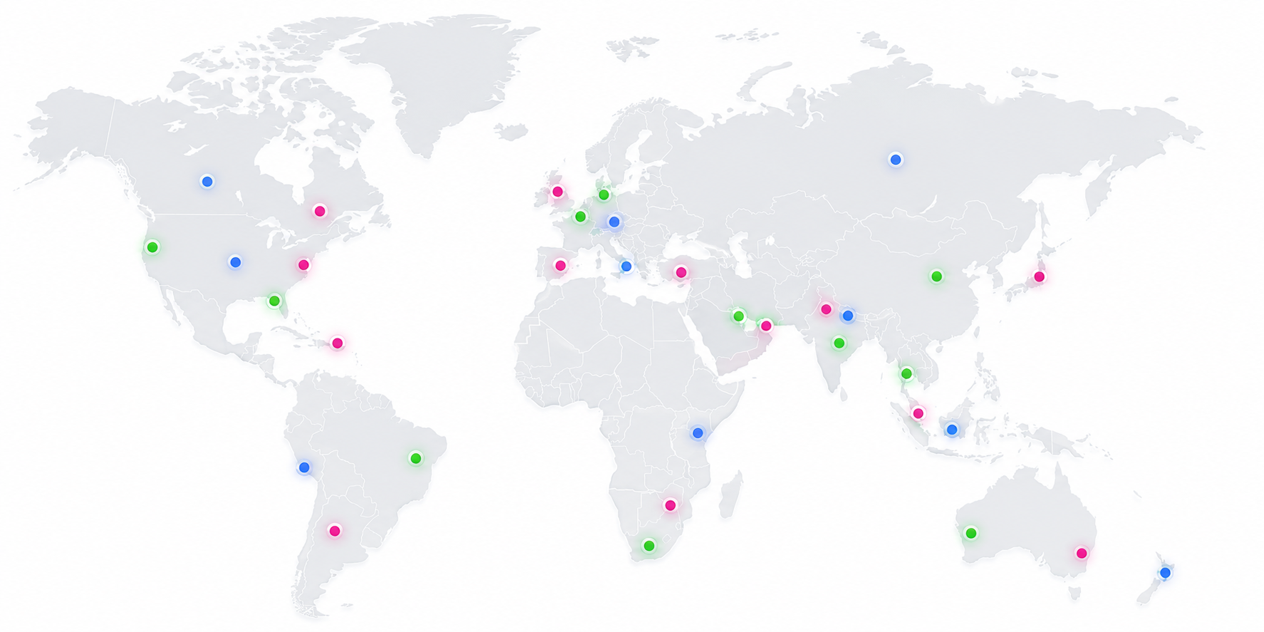 HYRO Global Activity Map